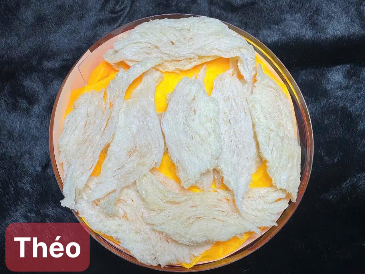 Yến rút lông ép thẳng (théo ép)